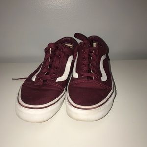 Maroon Vans